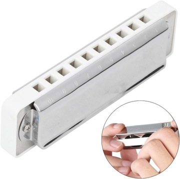 Блюз-гармошка с 10-луночным ключом духового музыкального инструмента Ab