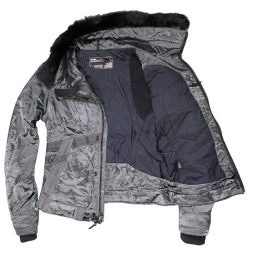 RLX RALPH LAUREN OCIEPLANA KURTKA DAMSKA FUTRO OWCZE PREMIUM SLIM L