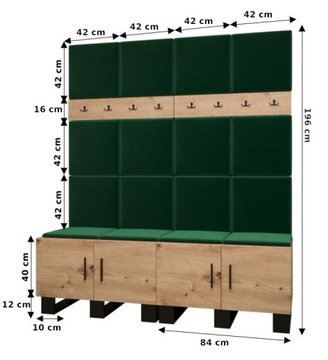 Гардероб для коридоров Artin 3 Artisan Panels