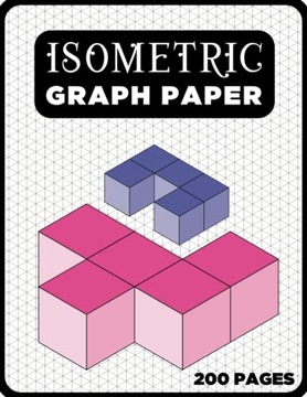 Essentials, Technical Drawing Isometric Graph Paper 1/4: 200-Page Diagonal