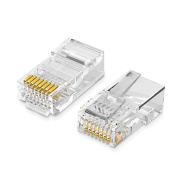 UGREEN ZESTAW 100 SZT WTYCZKA KOŃCÓWKA RJ45 LAN ETHERNET 8P/8C CAT.5 5E