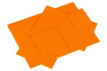 PLEXI pleksa pleksi POMARAŃCZOWA cięta na wymiar 3mm POŁYSK format standard