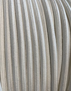 Przewód w oplocie kabel 3x1,5 len 3- żyłowy 1m