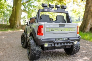 JEEP RAPTOR F-150 с аккумулятором 12В 12Ач, привод 4х4, мягкие колеса EVA, светодиоды