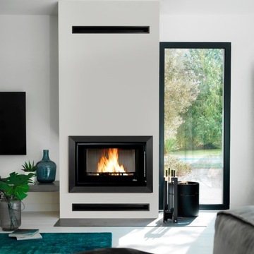 Каминная решетка OPEN 60х6см графит