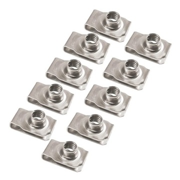 Klipsy i akryle 304 Typ U, 10 szt., M8 M6 8mm