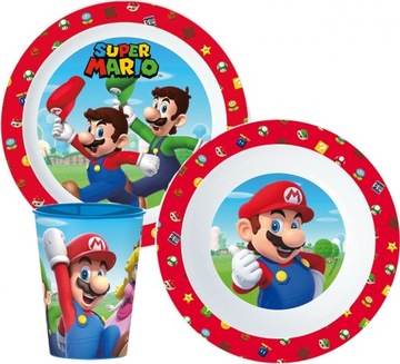 Zestaw śniadaniowy Super Mario mikrofalówka