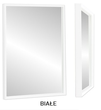 HIT! Lustro 80x60 wąska KASETONOWA rama kolory