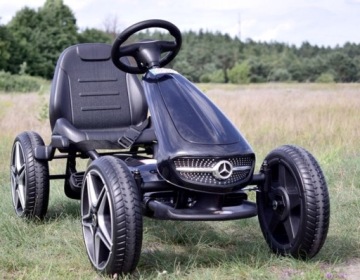 СИДЕНЬЕ MERCEDES GO KART С Мягкими педалями и логотипом