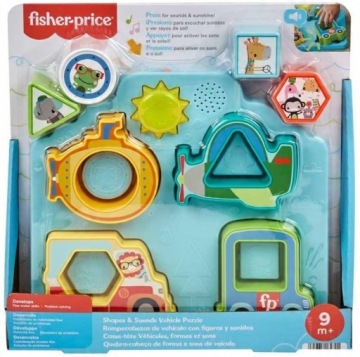 Aktivační puzzle Hračka pro chlapce Fisher Price Vozidla