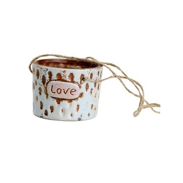 Hanging Planter Plant Pot Yard Home Decors Flower Pots LOVE Dia 9.5cm H7cm