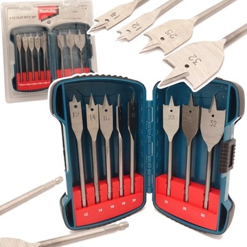 Makita P-52093 8szt wiertła łopatkowe 12-32 mm