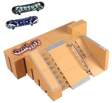 НАБОР ФИНГЕРБОРДОВ RAMP SKATEPARK + 2 СКЕЙБОРДА