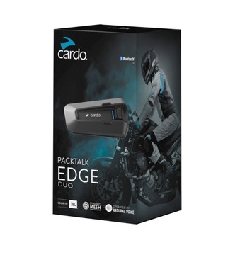 Interkom motocyklowy CARDO Packtalk Edge DUO na dwa kaski. MESH