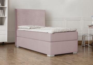 BOXSPRING ŁÓŻKO KONTYNENTALNE BERG MINI 80 TOPPER