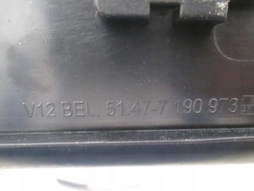 BMW F02 LISTWY WEWNĘTRZNE NAKŁADKI LED KPL