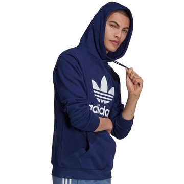 ADIDAS TRF BLUZA GRANATOWA MĘSKA KAPTUR ORIGINALS