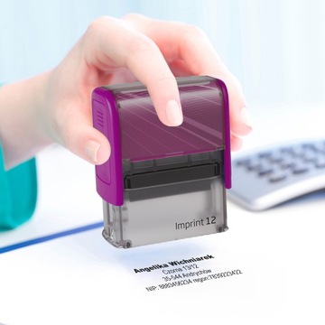 TRODAT 8912 ШТАМП ДЛЯ ДИЗАЙНА КОРПОРАТИВНОГО ЛИЧНОГО ОФИСА 6 СТРОК + ЛАСТИК