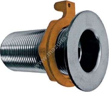 ODPŁYW Z KOKPITU 1'' GWINTOWANY Z MOSIĄDZU CHROMOW