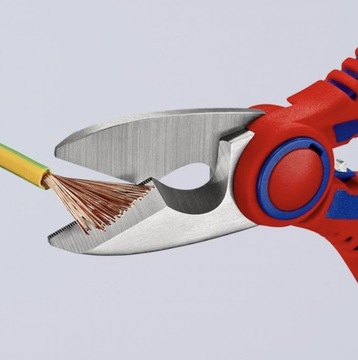 KNIPEX 95 05 10 SB Ножницы для кабеля для электриков