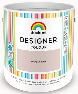 Beckers Designer Farba Lateksowa POWDER PINK 2,5l