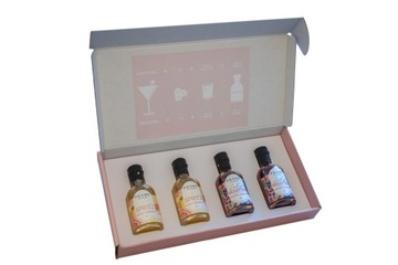 Zestaw Syropów do Ginu Prezentowy Lady Martini Citrus Spritz Poshe 4szt