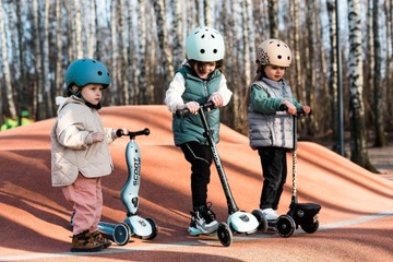SCOOTANDRIDE Highwaykick1 Steel - Hulajnoga i Jeździk 2w1 dla dzieci 1-5