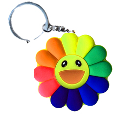 BRELOK BRELOCZEK FLOWER tęcza Takashi Murakami