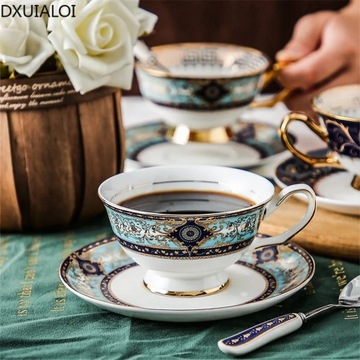 DXUIALOI керамическая чашка в британском стиле, креативная кофейная чашка, кружка для воды