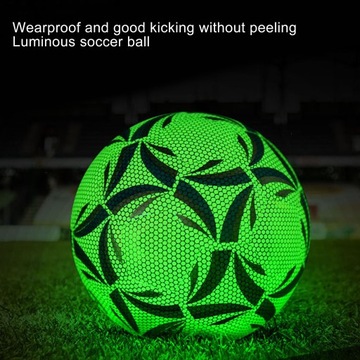 Светящийся футбольный мяч, размер 5, износостойкий