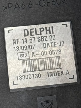 MAZDA CX-7 2008 SIRÉNA ALARMU