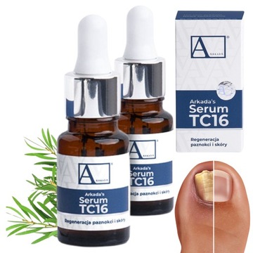 Arkada TC16 Serum kolagenowe do regeneracji paznokci onycholiza grzybica x2