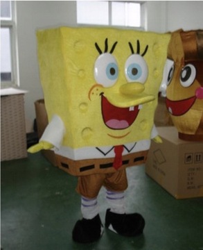 Kostium reklamowy Spongebob strój Żywa maskotka