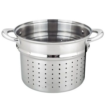 Кастрюля для варки овощных макарон с ситечком, 8,1л.