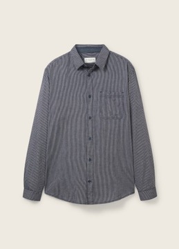 Tom Tailor Striped Shirt - Navy Small Stripe