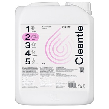 CLEANTLE Bug Off2 5l Produkt do Usuwania Owadów