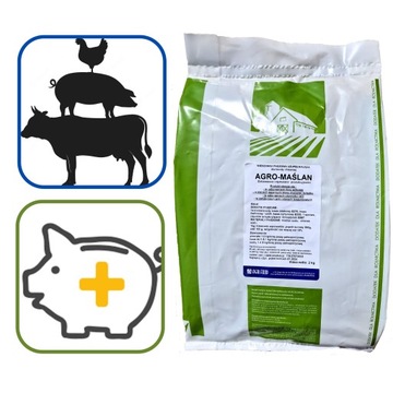 Agromaślan na apetyt- Maślan sodu 2kg/t