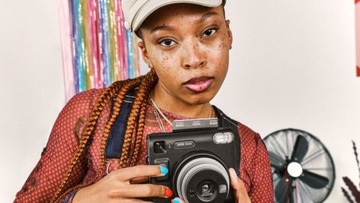 Камера моментальной печати FUJIFILM Instax SQ40, черная