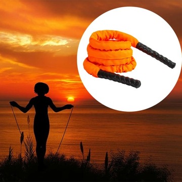 Тяжелая скакалка 3,8 см х 2,8 м.