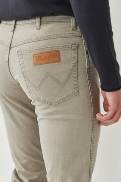 WRANGLER TEXAS STRETCH MĘSKIE SPODNIE MATERIAŁOWE W32 L32