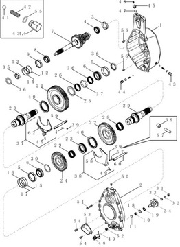 ПЕРЕКЛЮЧЕНИЕ КОРОБКИ ПЕРЕДАЧ 451250A1 CNH CASE 2388 2577 2377 2588