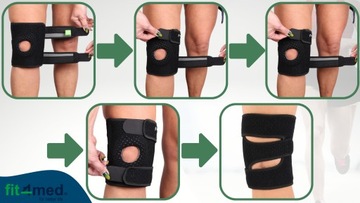 STABILIZATOR KOLANA OPASKA PODTRZYMUJĄCA KOLANO URAZ RZEPKI STABILIZACJA