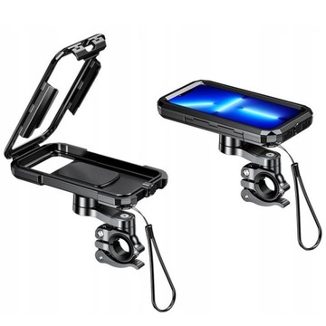 Водонепроницаемый велосипед мотоцикл антивибрационный антивибрационный большой чехол для телефона держатель
