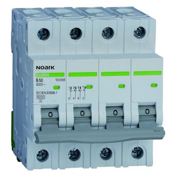Wyłącznik nadprądowy Ex9BN B10 4P 415V 100081