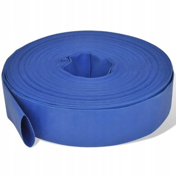 WĄŻ STRAŻACKI PŁASKI DO WODY Z WKŁADKĄ PVC 2'' 50m