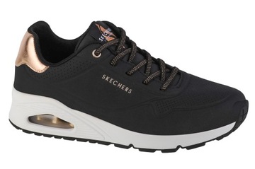 Damskie sneakers Skechers Uno-Shimmer Away 155196-BLK r.41