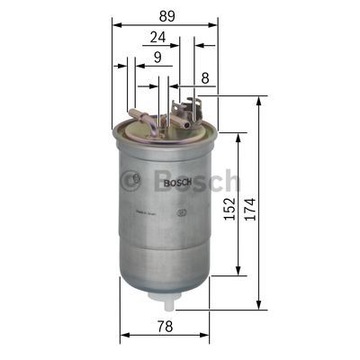 BOSCH FILTR PALIVA SEAT CORDOBA 6L 1.4 1.9 TDI SDI