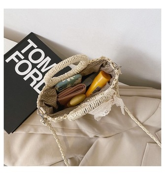 Сумка через плечо BOHO BASKET, плетеная