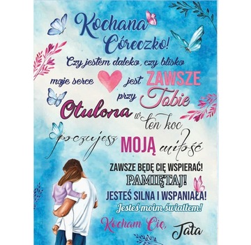 Koc Od Taty Dla Córki 