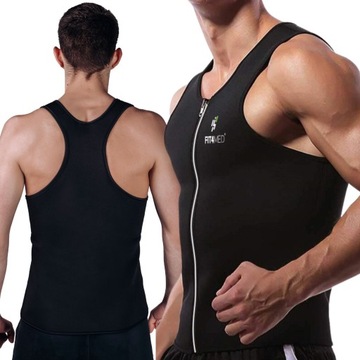 KOSZULKA NEOPRENOWA KAMIZELKA DO ĆWICZEŃ FITNESS